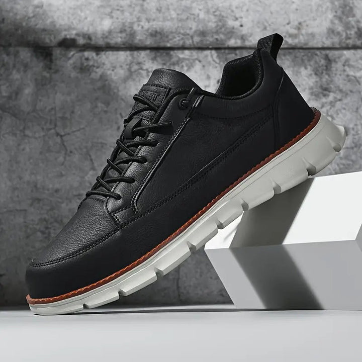 James – Comfortable Leather Trainers