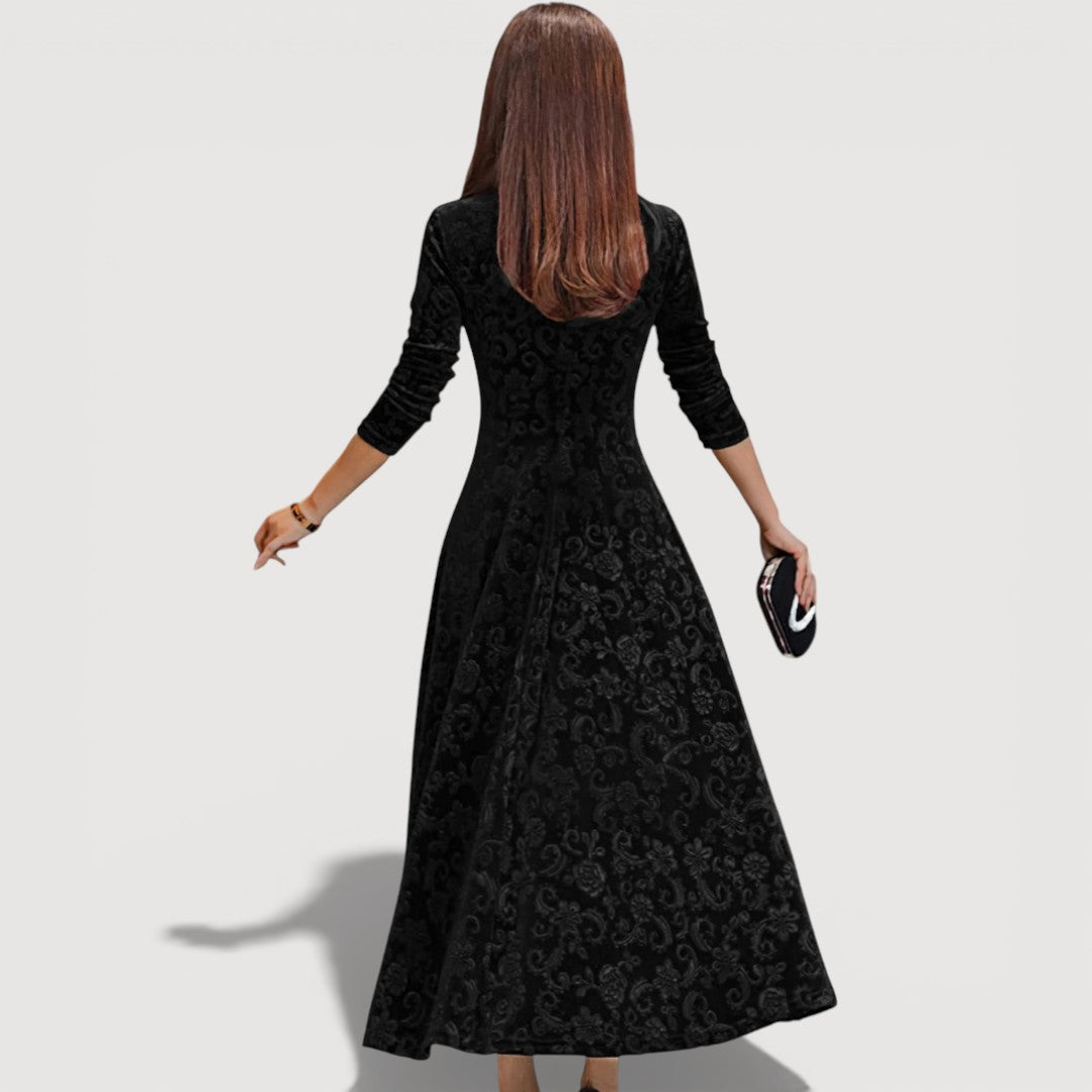 Jillian | Elegant Velvet Dress