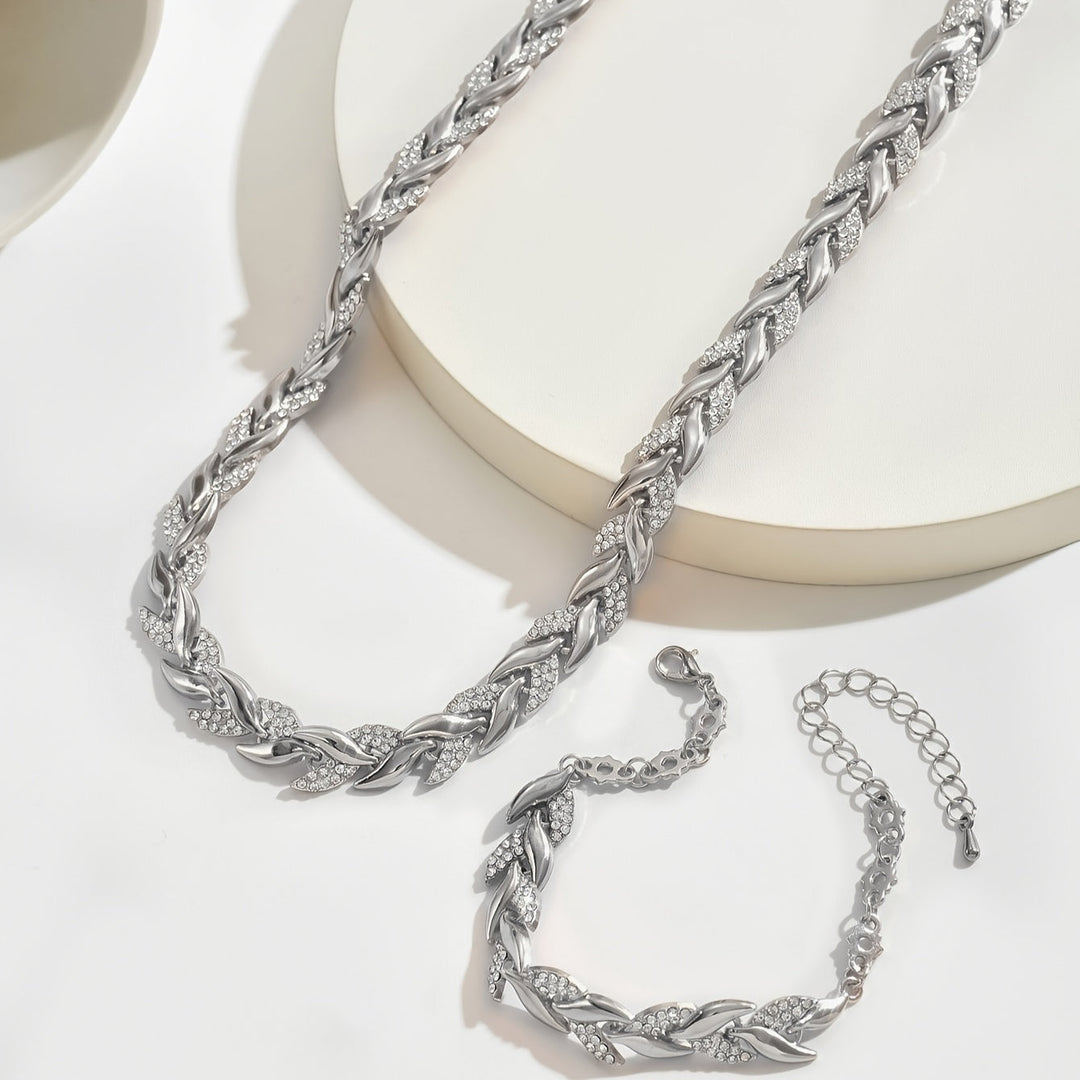 Claudine | Fish Tail Necklace & Bracelet Set