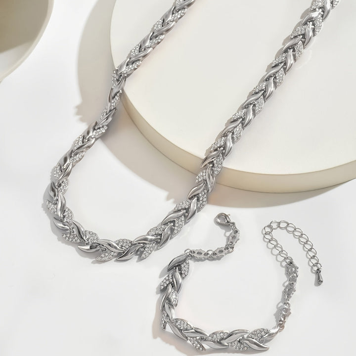 Claudine | Fish Tail Necklace & Bracelet Set