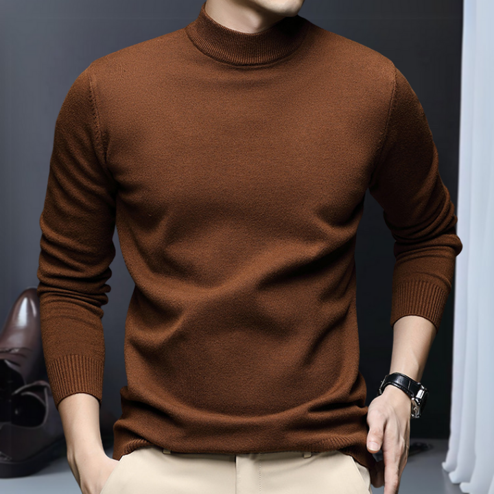 Derik | Chic Mock Neck Sweater