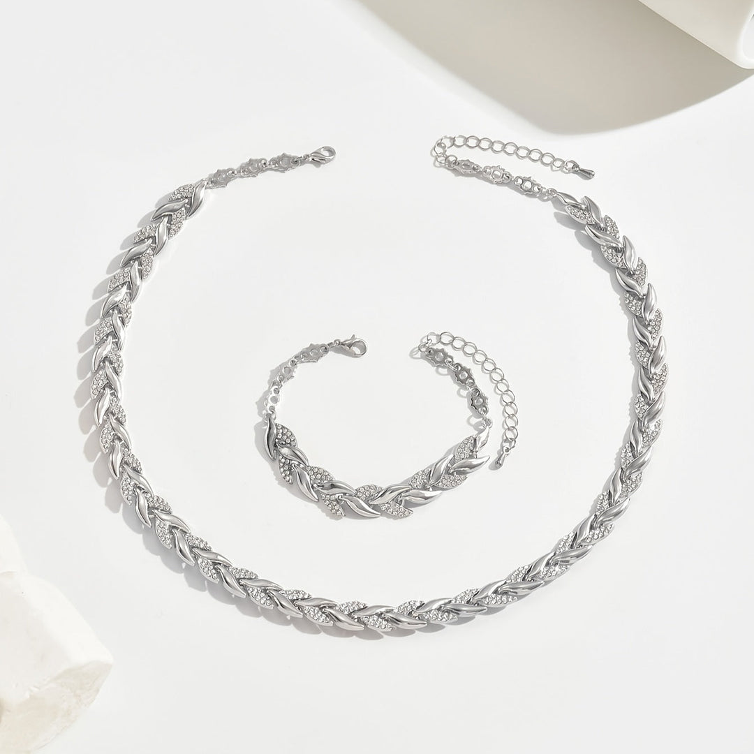 Claudine | Fish Tail Necklace & Bracelet Set