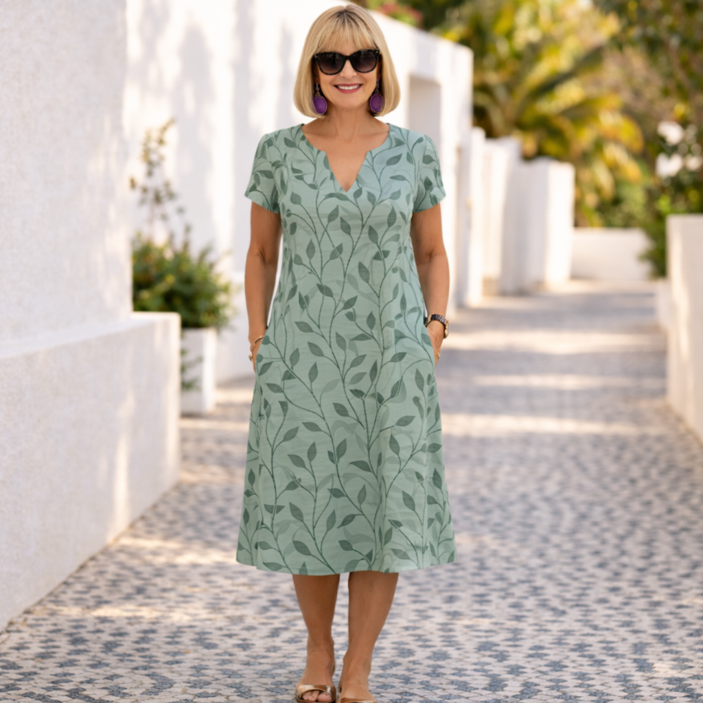 Calisse | Elegant Comfort Midi Dress