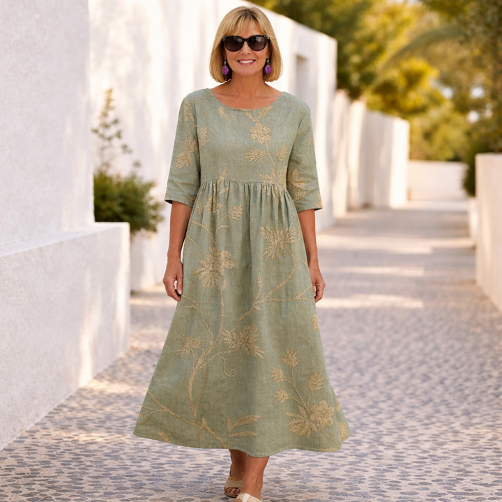 Susan | Elegant Comfort Midi Dress