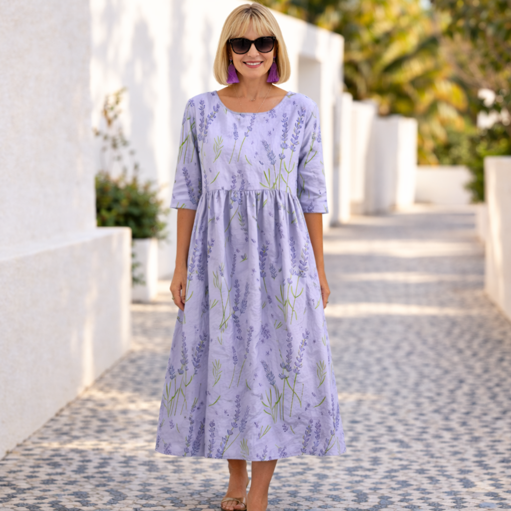Susan | Elegant Comfort Midi Dress