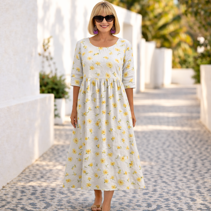 Susan | Elegant Comfort Midi Dress