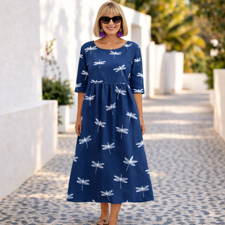 Mary | Elegant Comfort Midi Dress