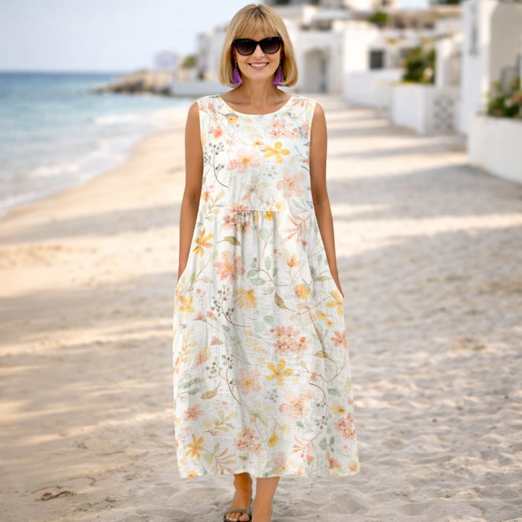 Kate | Elegant Comfort Midi Dress