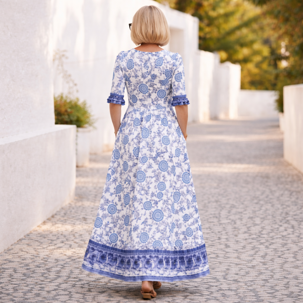 Elly | Elegant Comfort Midi Dress