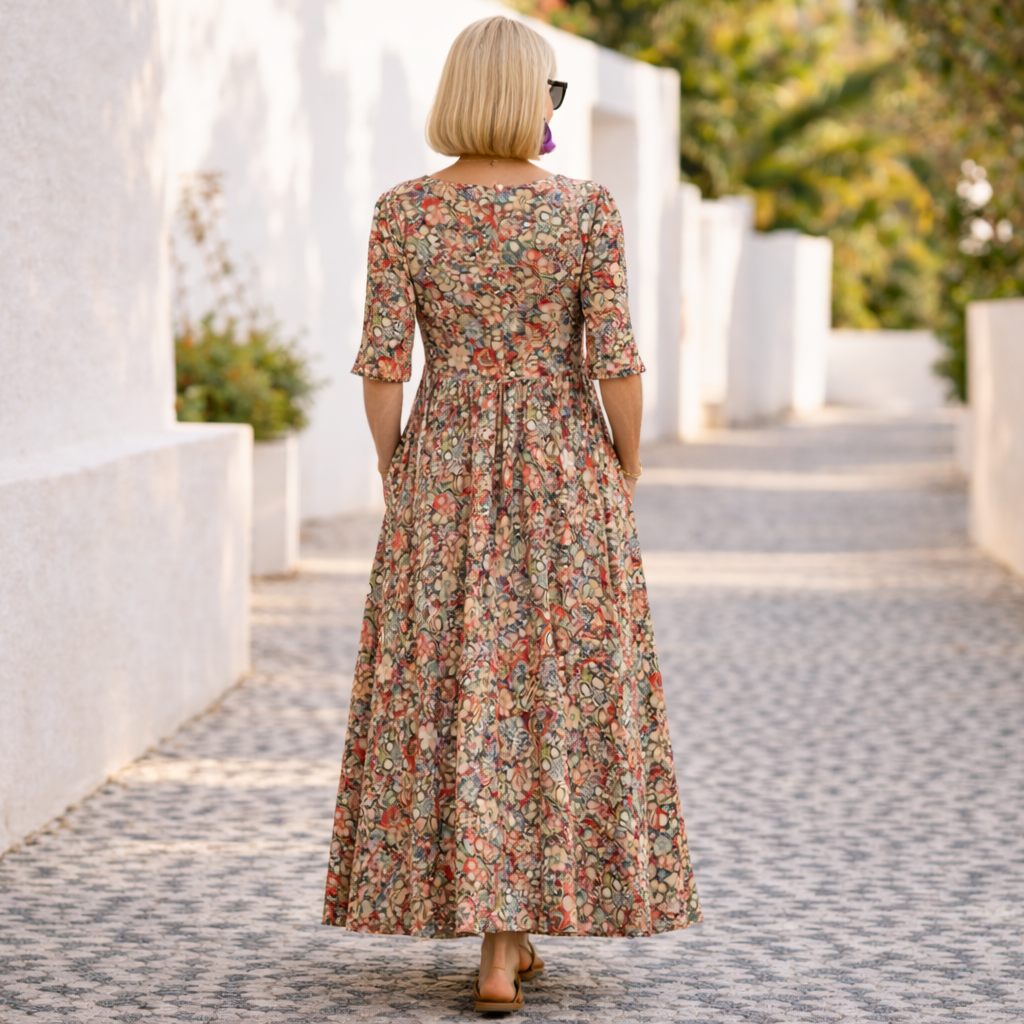 Queenie | Elegant Comfort Midi Dress