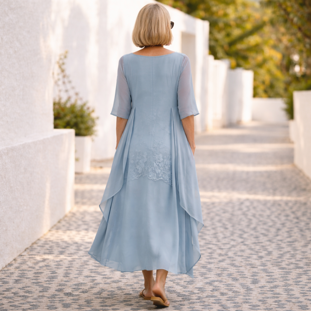 Penliah | Elegant Comfort Midi Dress