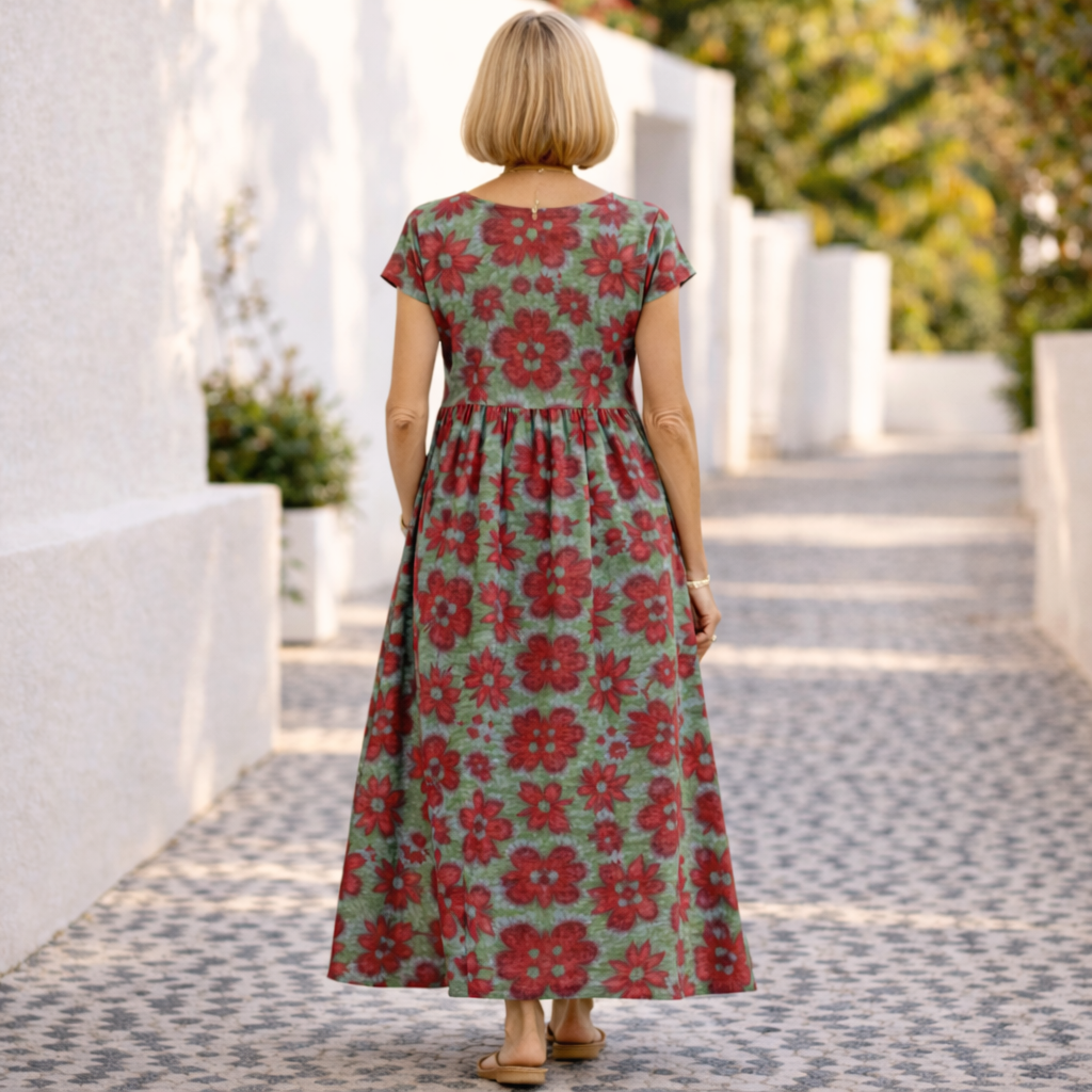 Valencia | Elegant Comfort Midi Dress