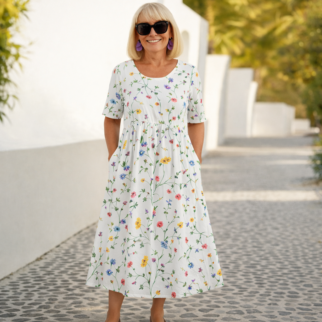 Robin | Elegant Comfort Midi Dress