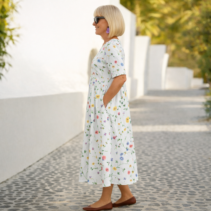 Robin | Elegant Comfort Midi Dress
