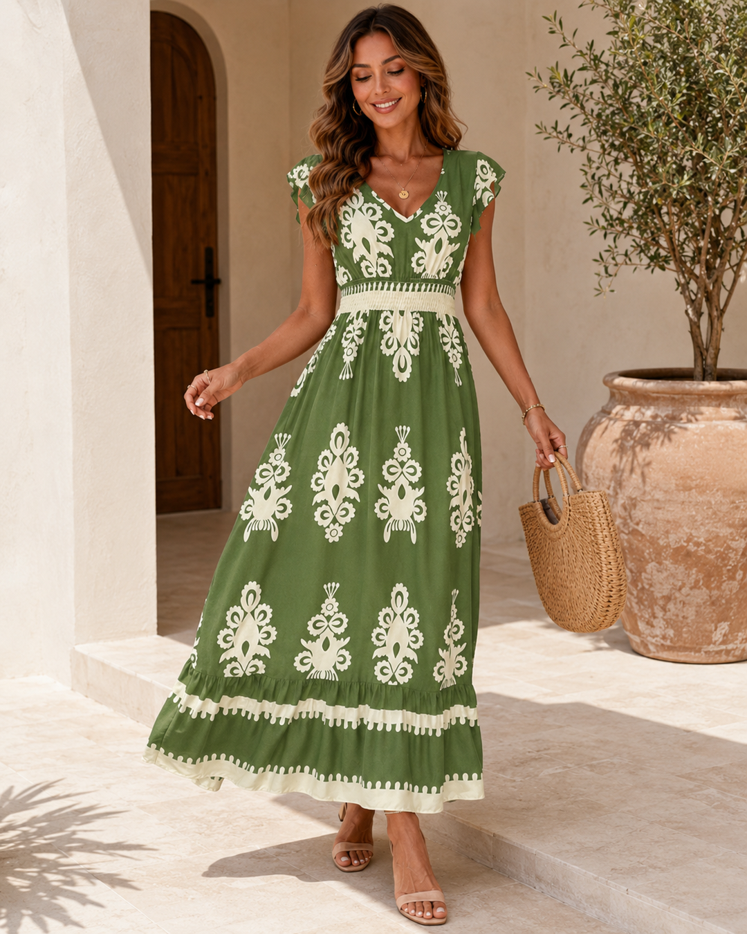Madison | Embroidered Maxi Dress