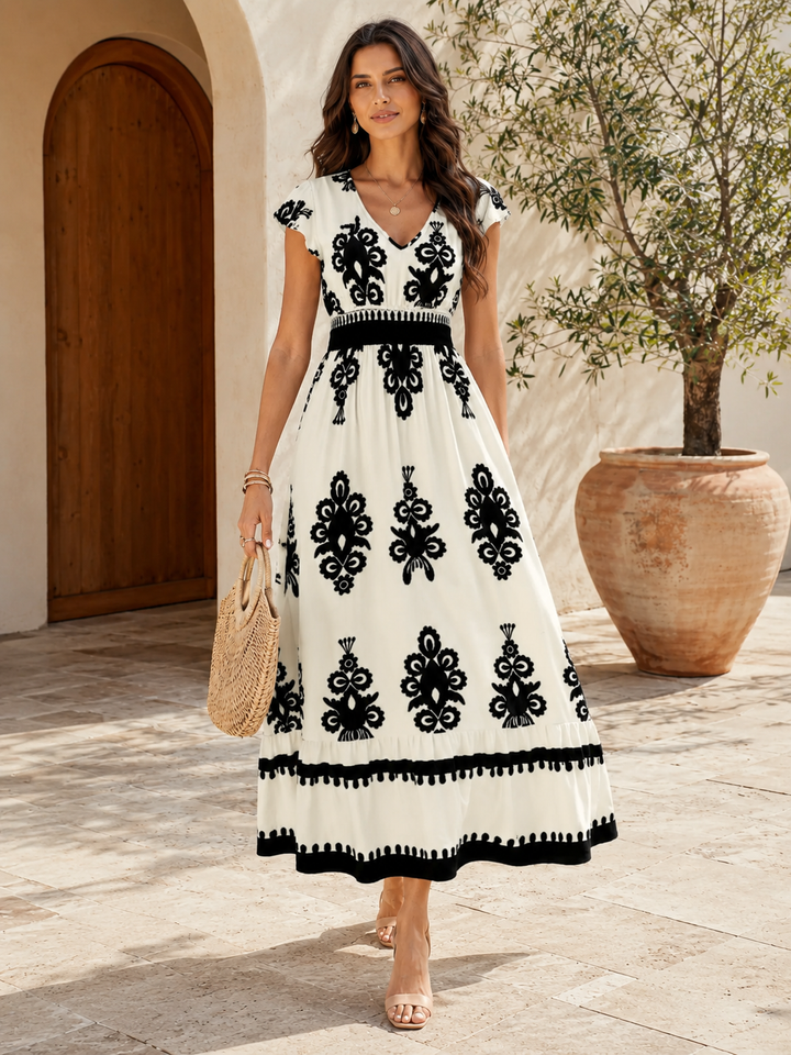 Madison | Embroidered Maxi Dress