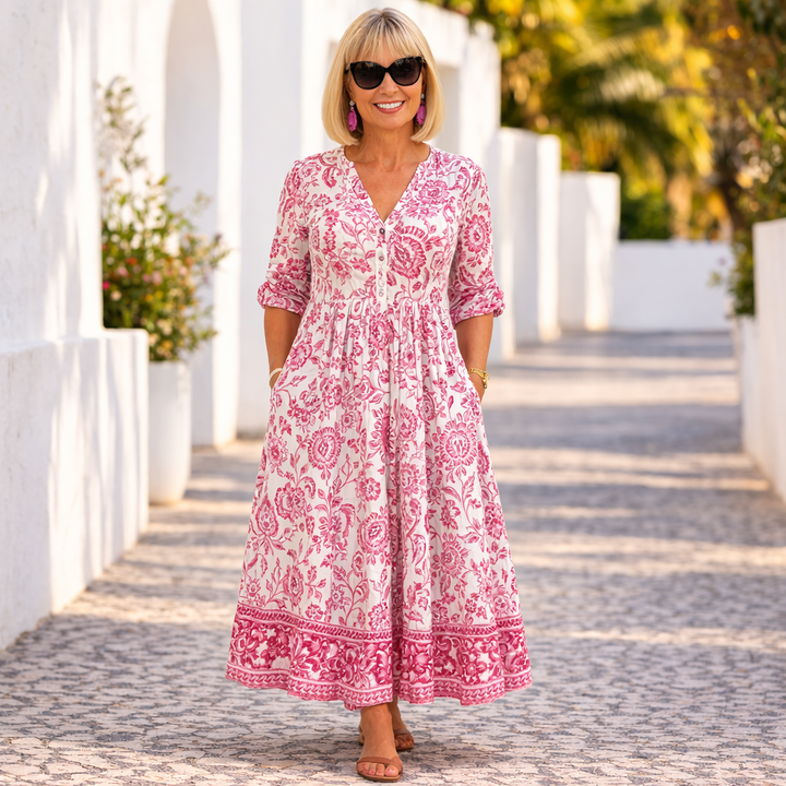 Elly | Elegant Comfort Midi Dress