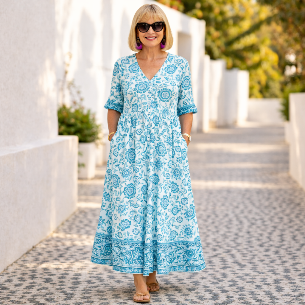 Elly | Elegant Comfort Midi Dress