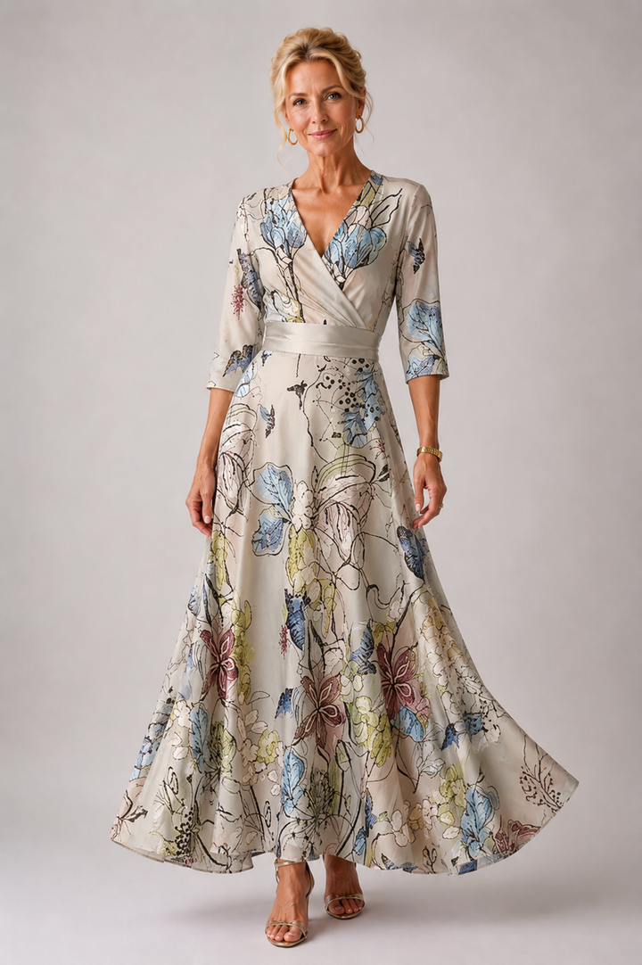Yssa | Chic Dress with Floral Print