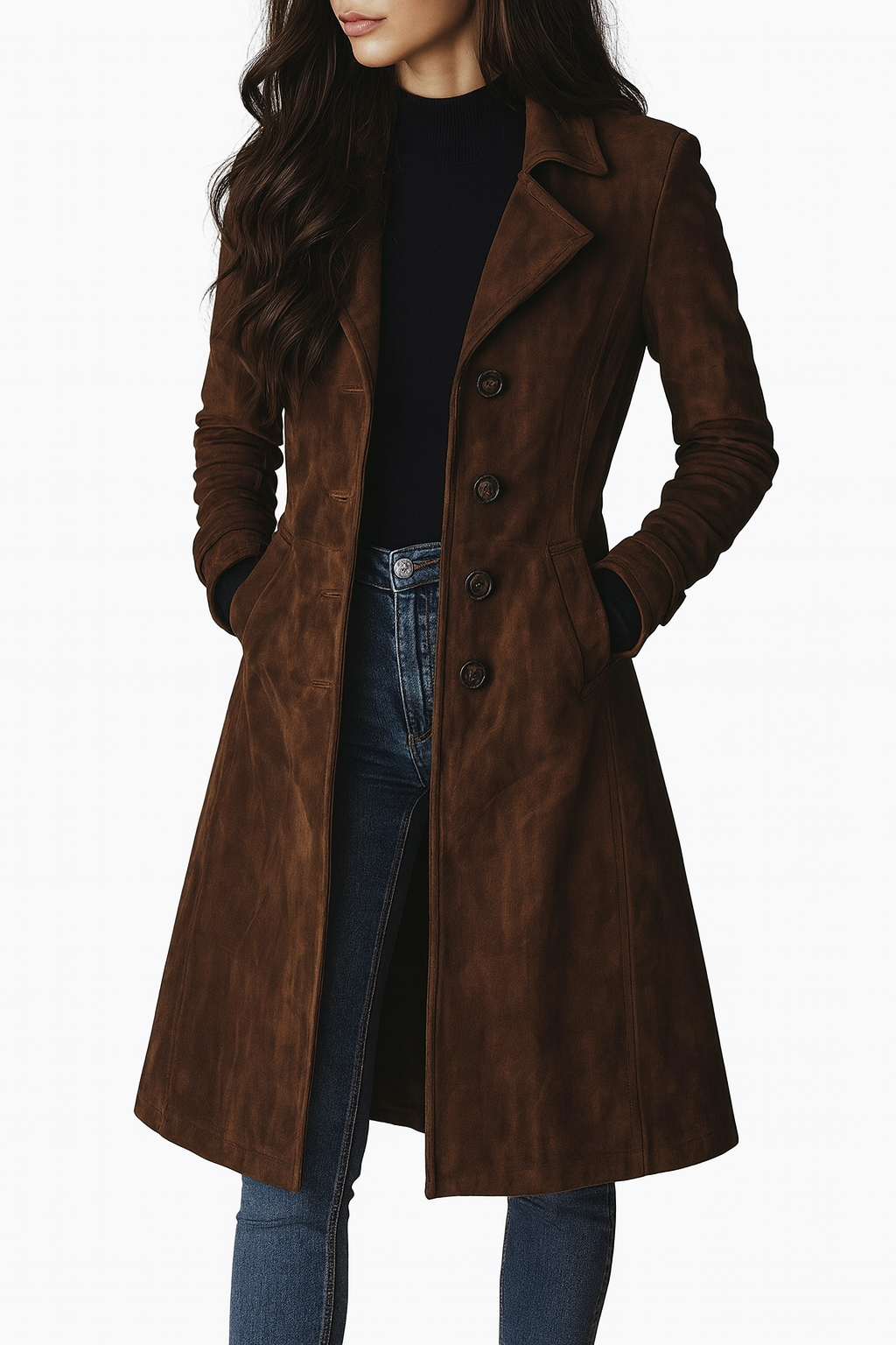 Sygrid | Elegant Long Coat for Timeless Warmth & Style