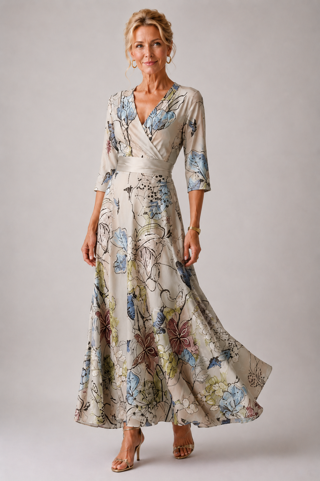 Yssa | Chic Dress with Floral Print