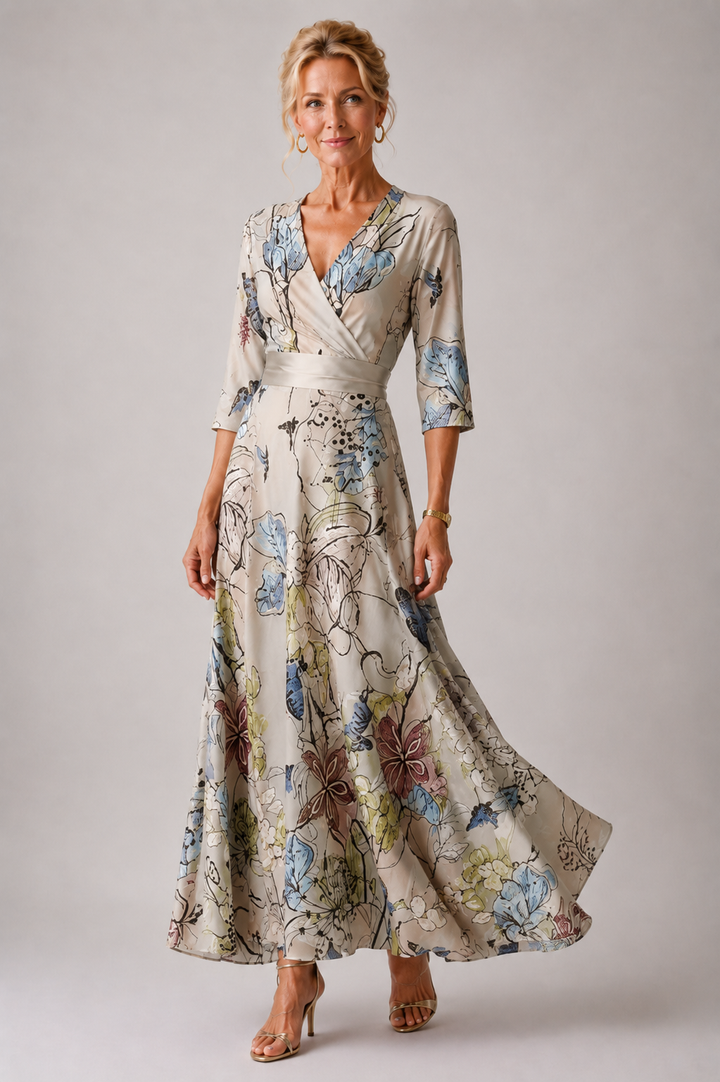Yssa | Chic Dress with Floral Print