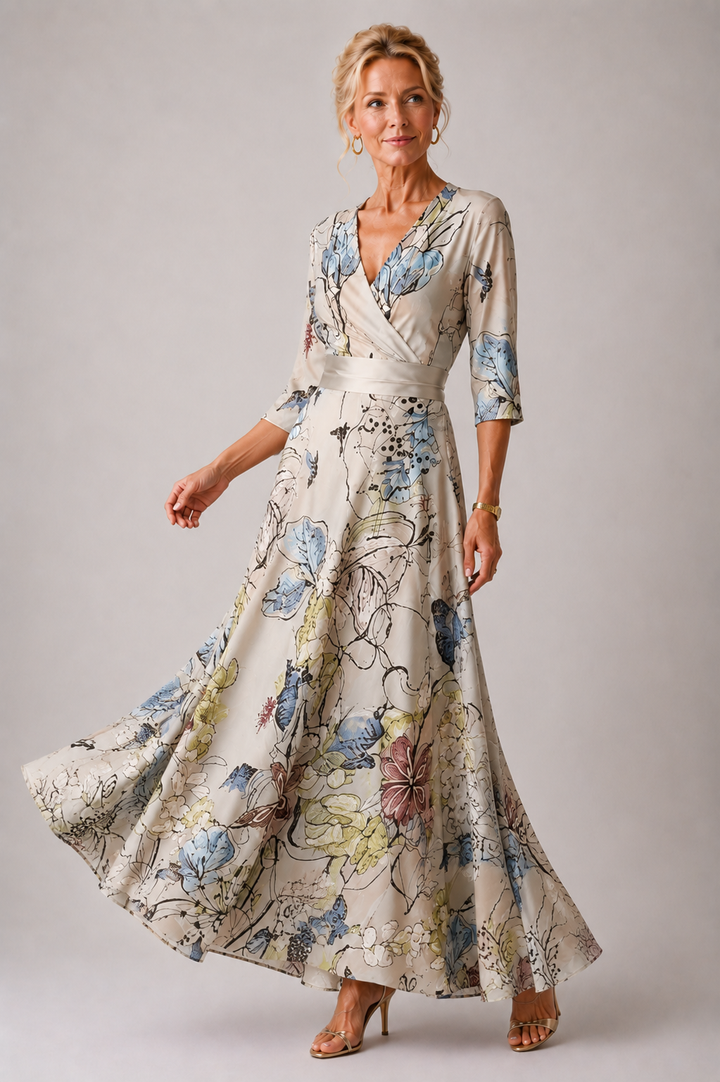 Yssa | Chic Dress with Floral Print