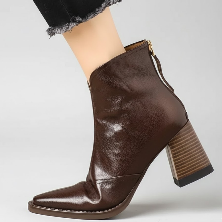 Rosalie | Luxury Mid-Heel Ankle Boots