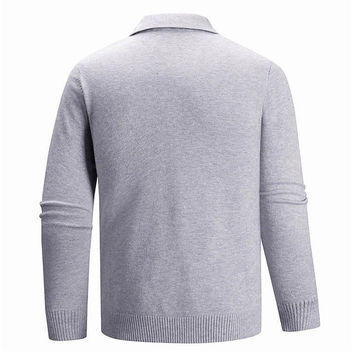 Devin | Classic Button Polo Sweater
