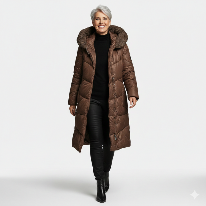 Naomi | Longline Quilted Winter Coat