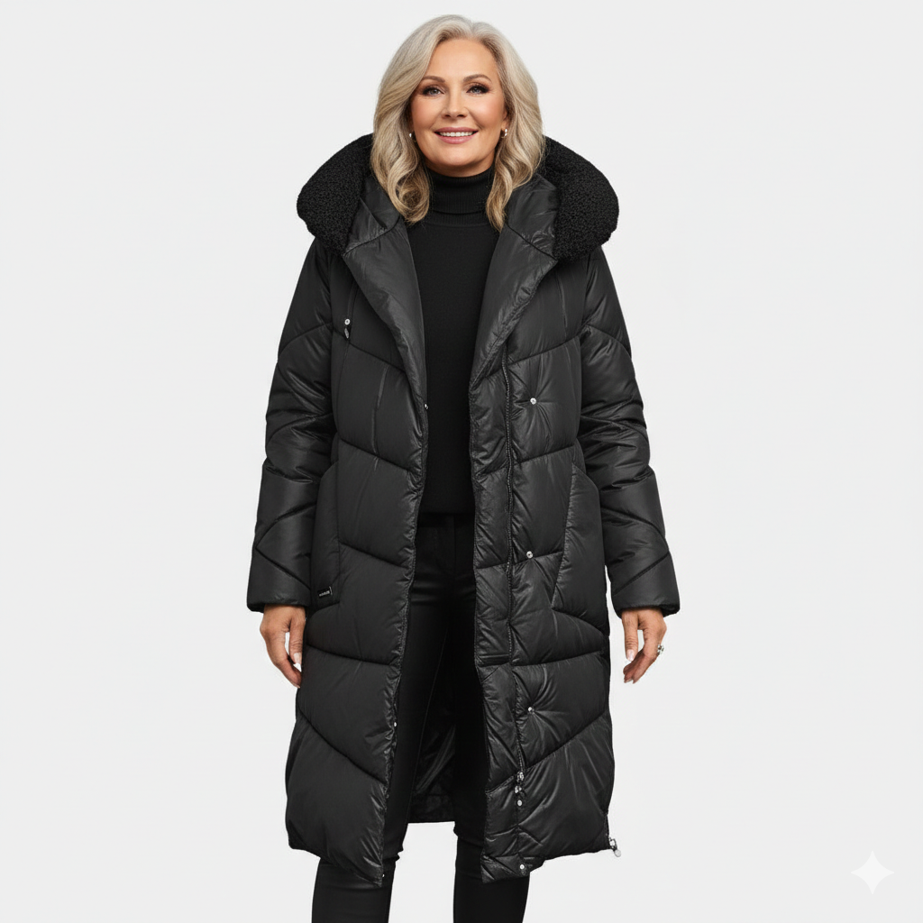 Naomi | Longline Quilted Winter Coat
