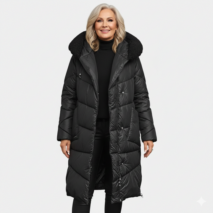 Naomi | Longline Quilted Winter Coat
