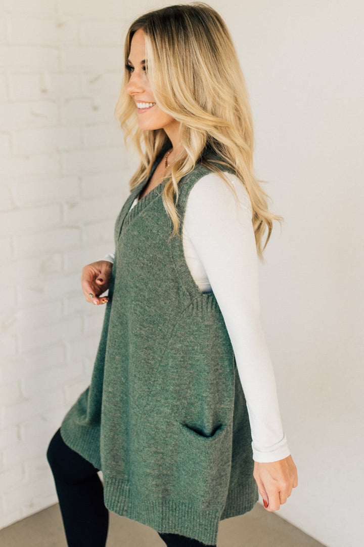 Scarlett™ - Stylish Long Sweaters with Pocket