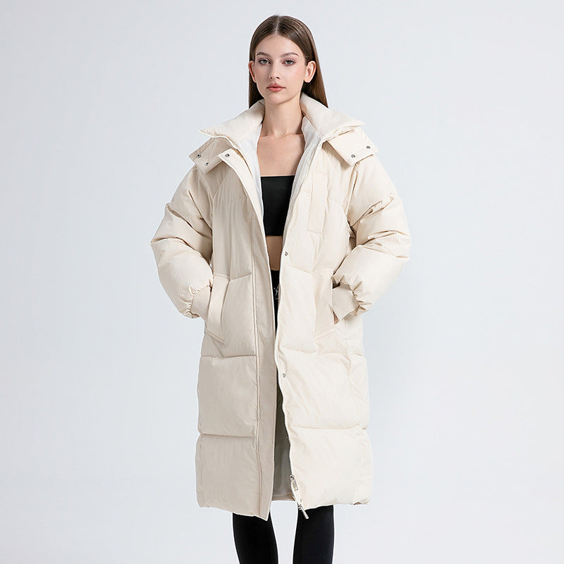 Gigaty | Classic Hooded Long Puffer Coat