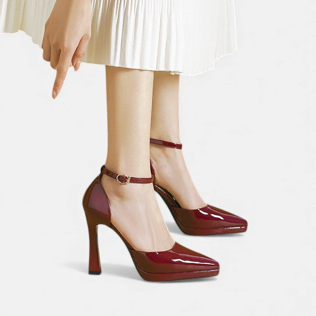 Kyrelle | Leather Heels