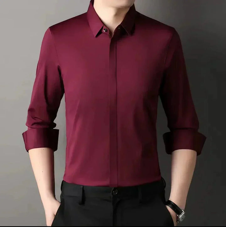 Nathan | Sharp and Simple Iron-Free Shirt
