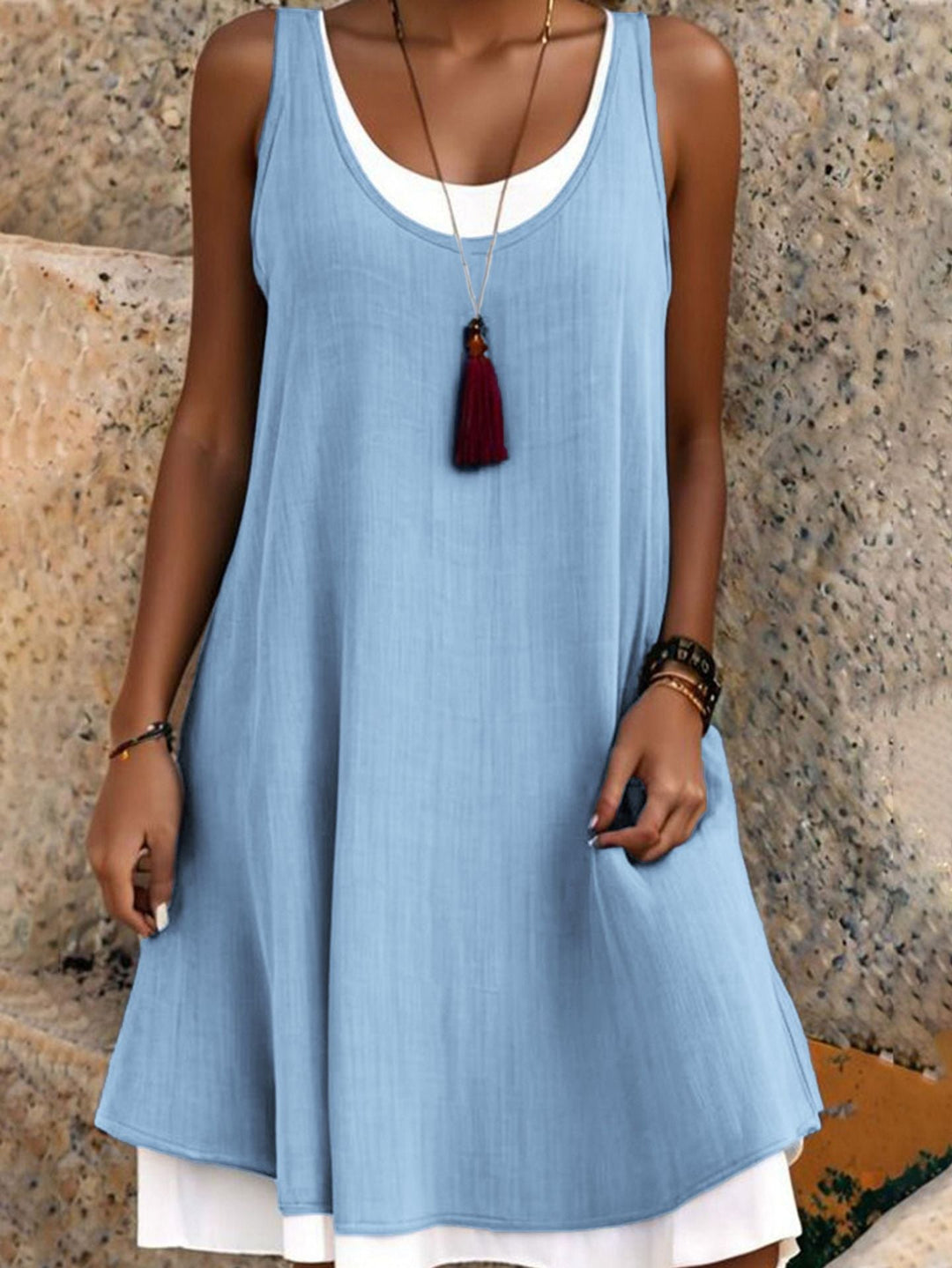 Abigail | Layered Tank Dress