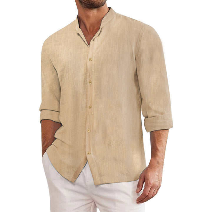 Omar | Chic Stand Collar Shirt