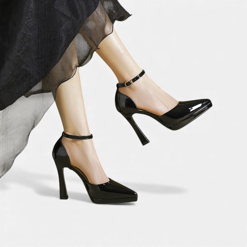 Kyrelle | Leather Heels