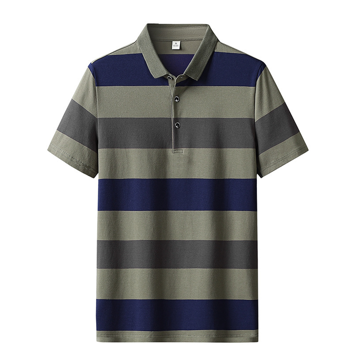 Arvyn | Classic Striped Polo Shirt
