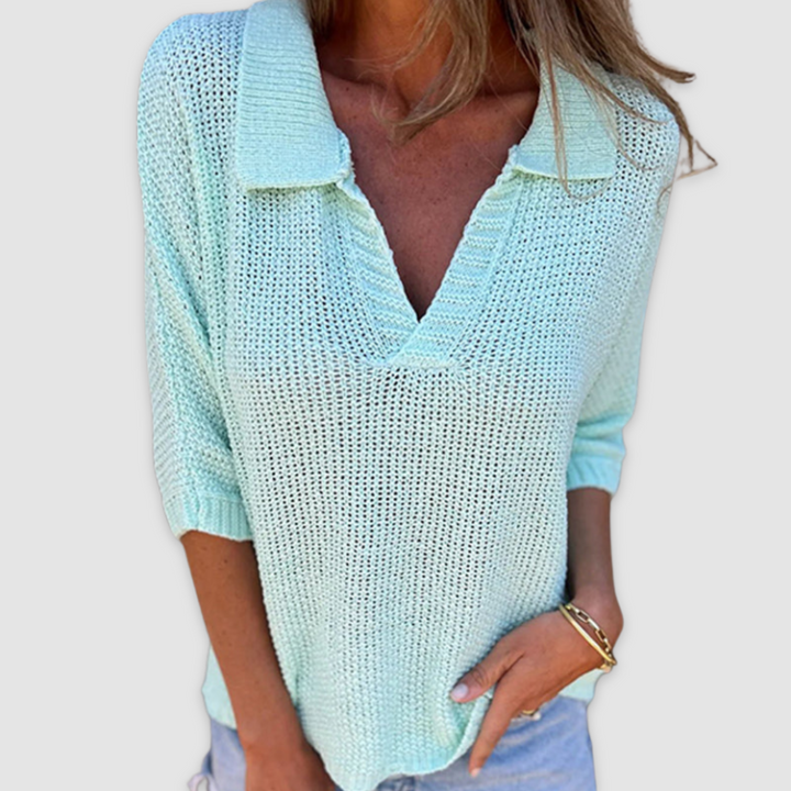 Lucy | Elegant V-Neck Top