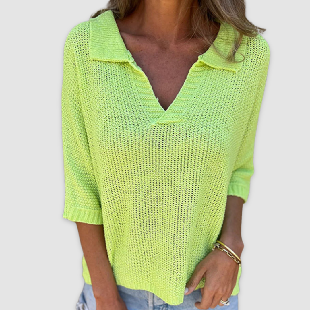 Lucy | Elegant V-Neck Top