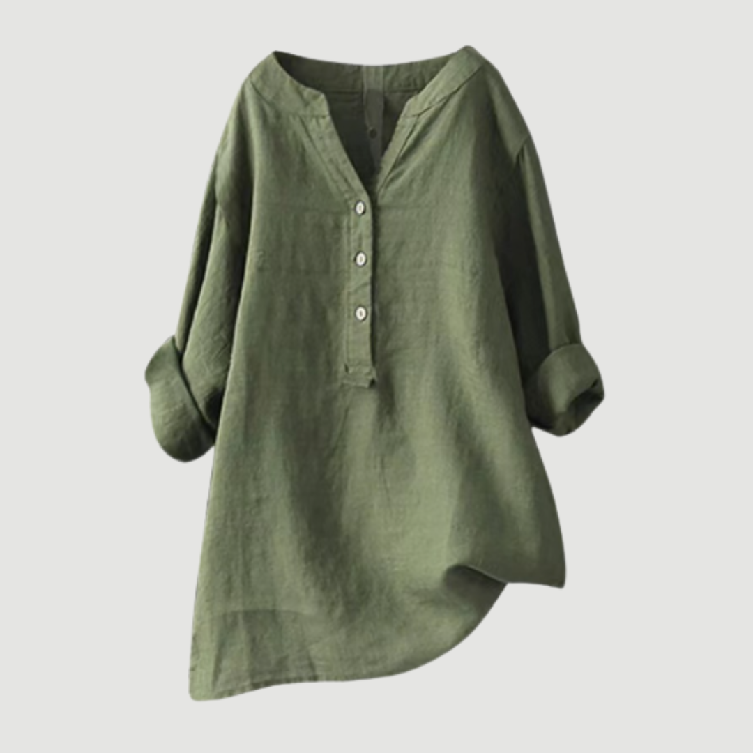 Sophia | Airy Button-Down Shirt