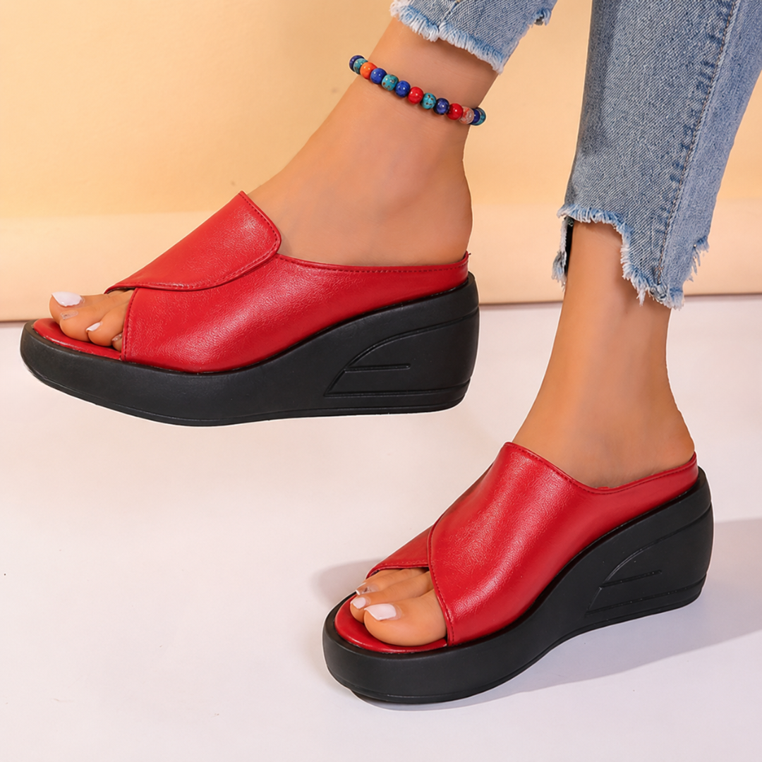 Celine™ | Orthopedic Slip-on Wedge Sandals
