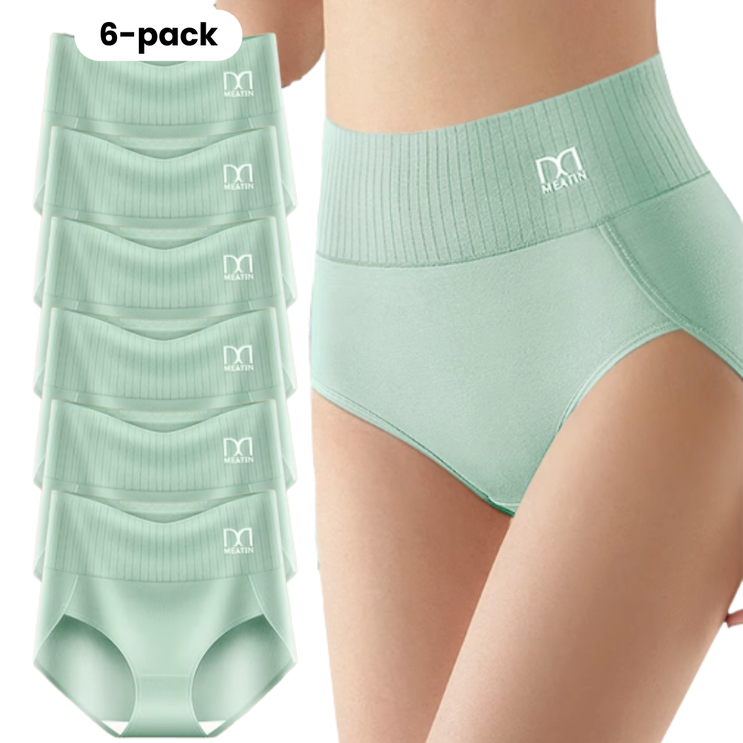SmoothWear | 6-Pack Comfortable High-Waisted Briefs