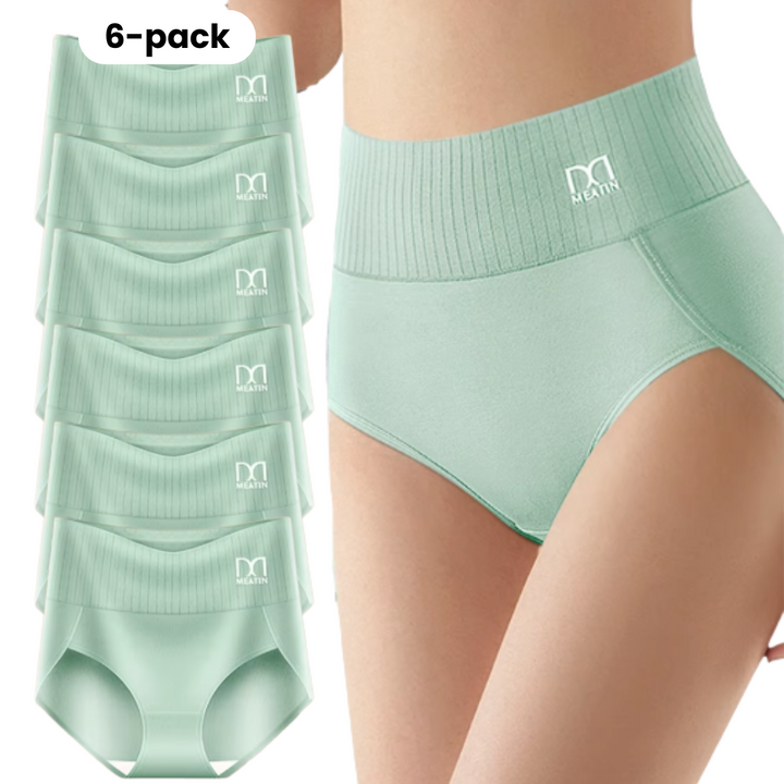 SmoothWear | 6-Pack Comfortable High-Waisted Briefs