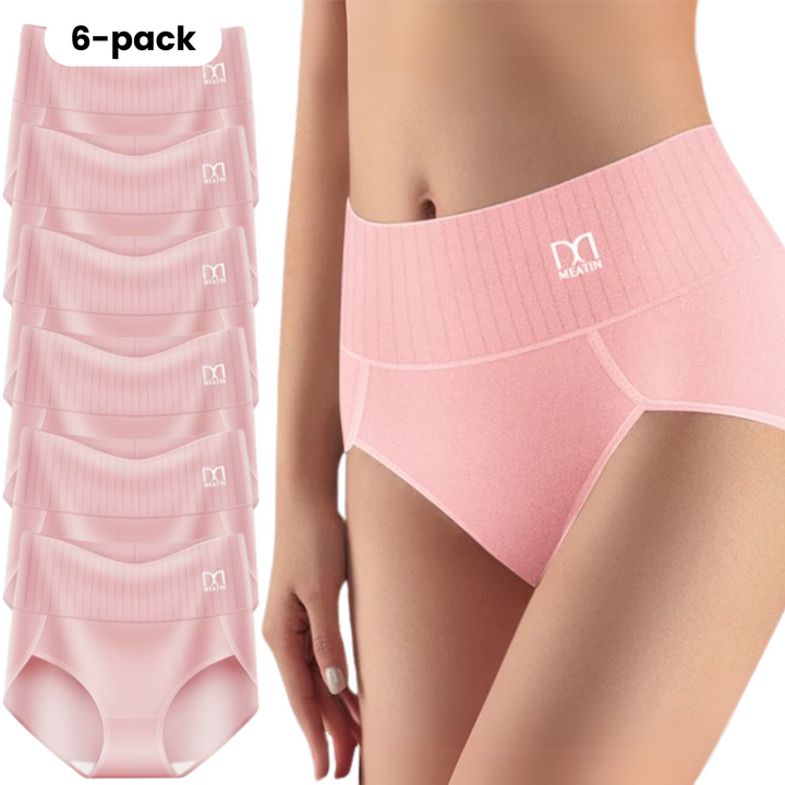 SmoothWear | 6-Pack Comfortable High-Waisted Briefs
