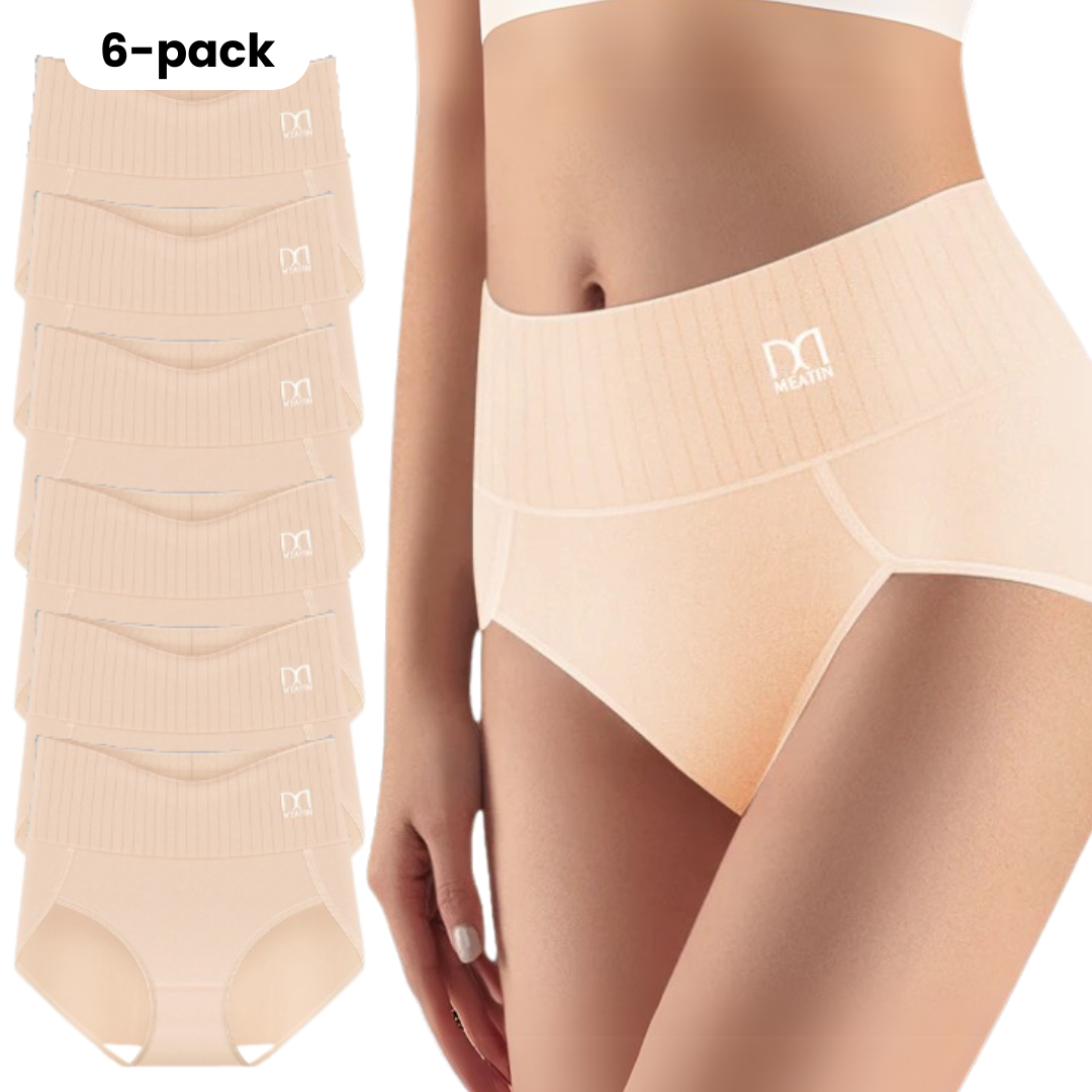 SmoothWear | 6-Pack Comfortable High-Waisted Briefs