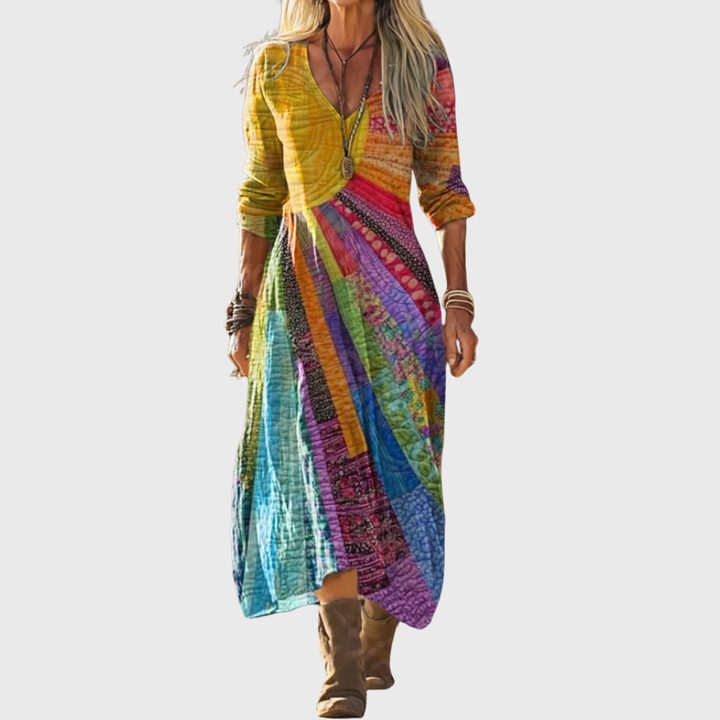 Bohemian | Sun Design Maxi Dress