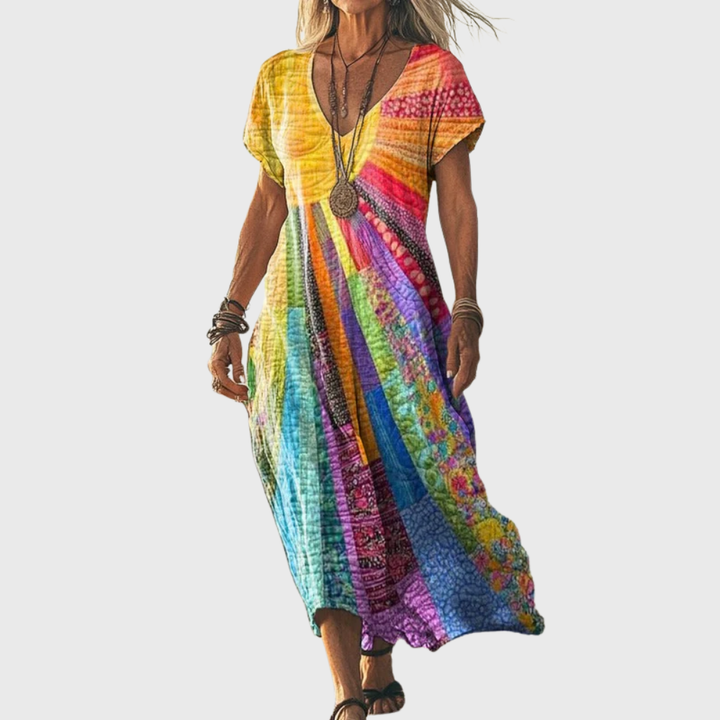 Bohemian | Sun Design Maxi Dress
